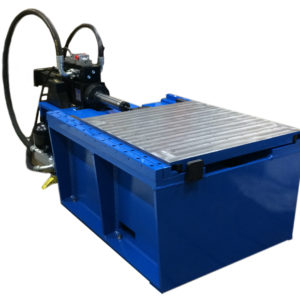 The bi-axial seismic exciter is shown here.