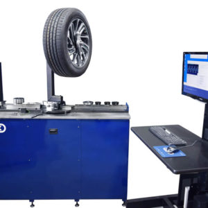Tire / Wheel Moment of Inertia and Center of Gravity Machine