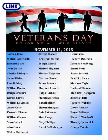 LINK Pays Tribute to Veterans